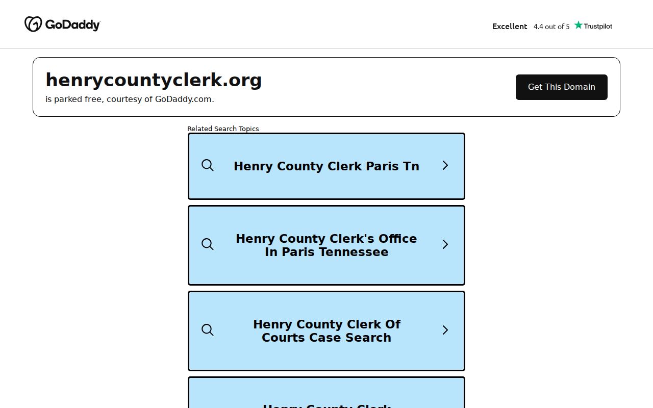 Henry County General Sessions criminal case payment instructions