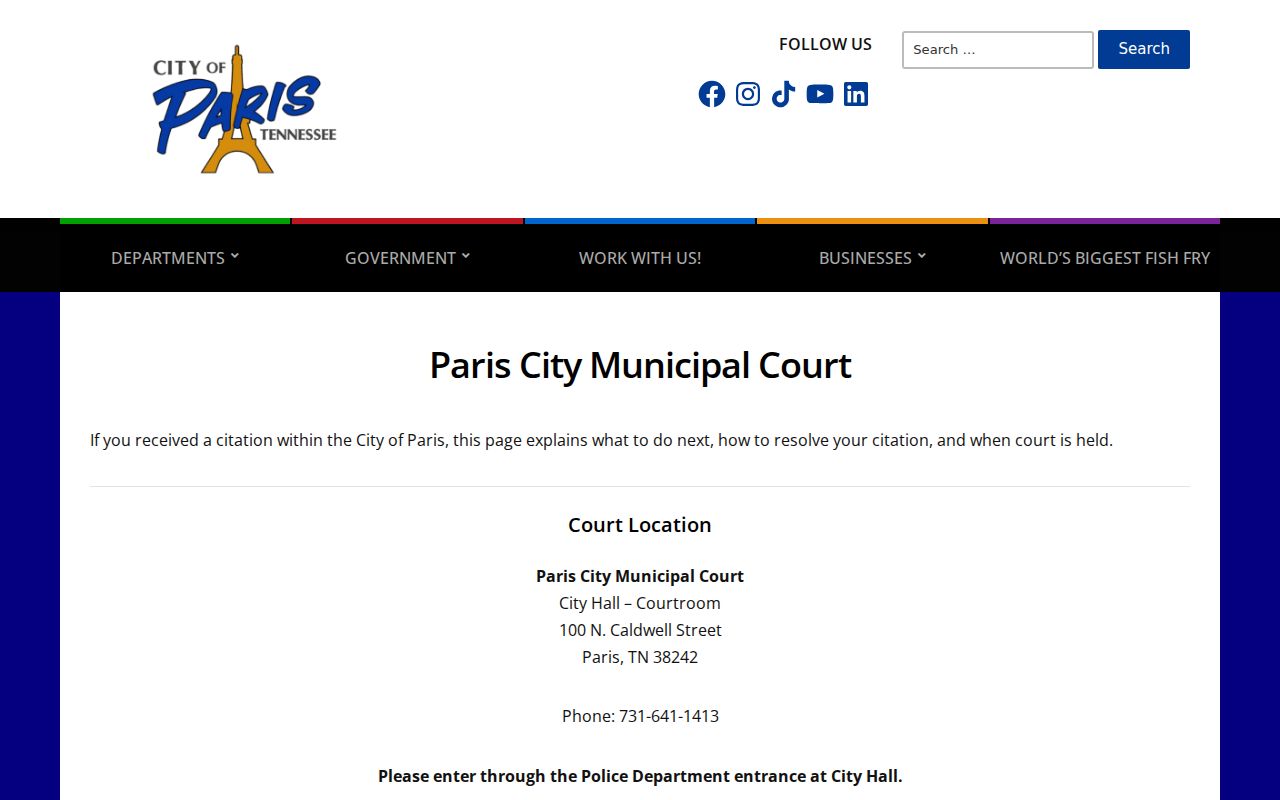 Paris criminal record check through the official Municipal Court